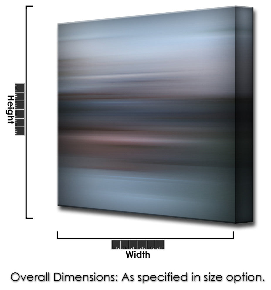 Ready2HangArt 'Blur Stripes XVI' Canvas Wall Art, 20 in. Highx20 in. Wide