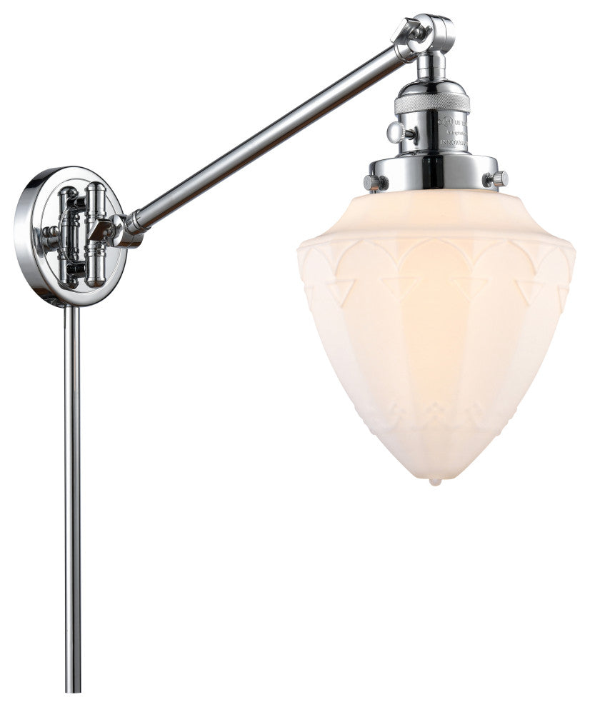 Innovations 237-PC-G661-7-LED 1 Light Swing Arm, Switch, Polished Chrome