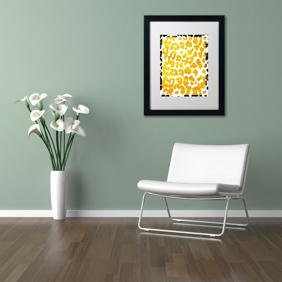 Color Bakery 'Wild Thing' Matted Framed Art, Black Frame, White Mat, 11x14
