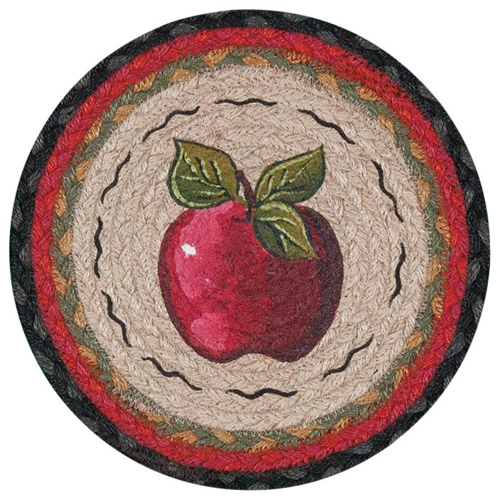 MSApple Printed Round Trivet 10"x10"