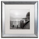 Alan Blaustein ''Lake Vista I'' Art, Silver Frame, White Mat, 16x16