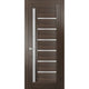 Solid French Door Frosted Glass | Quadro 4088 Chocolate Ash | -30 x 80