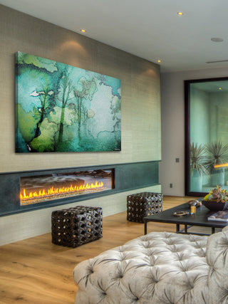 "Oceanic Watermark" Fine Art Canvas Print, 36"x24"