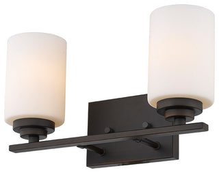 Millennium Lighting Durham 2-Light 14.25" Bathroom Vanity Light, Rubbed Bronze