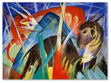 'Fairy Animals, 1913' Canvas Art by Franz Marc