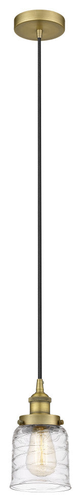 Innovations 616-1PH-BB-G513 1-Light Mini Pendant, Brushed Brass