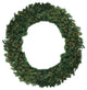 60" Pre-Lit Deluxe Windsor Pine Artificial Christmas Wreath, Clear Lights