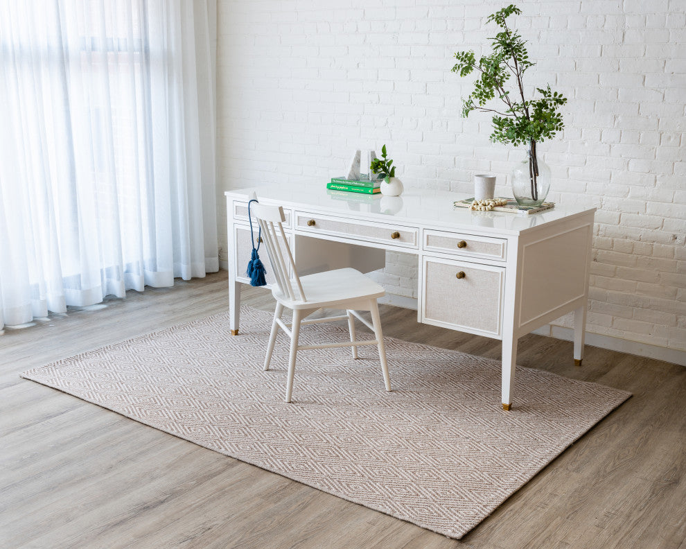 Erin Gates by Momeni Downeast Wells Indoor Outdoor Rug, Natural, 5''x7''6"
