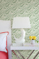 Paisley Wallpaper, Green, Bolt
