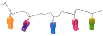 Summertime Beach Flip Flop Patio and Garden Novelty Christmas Lights