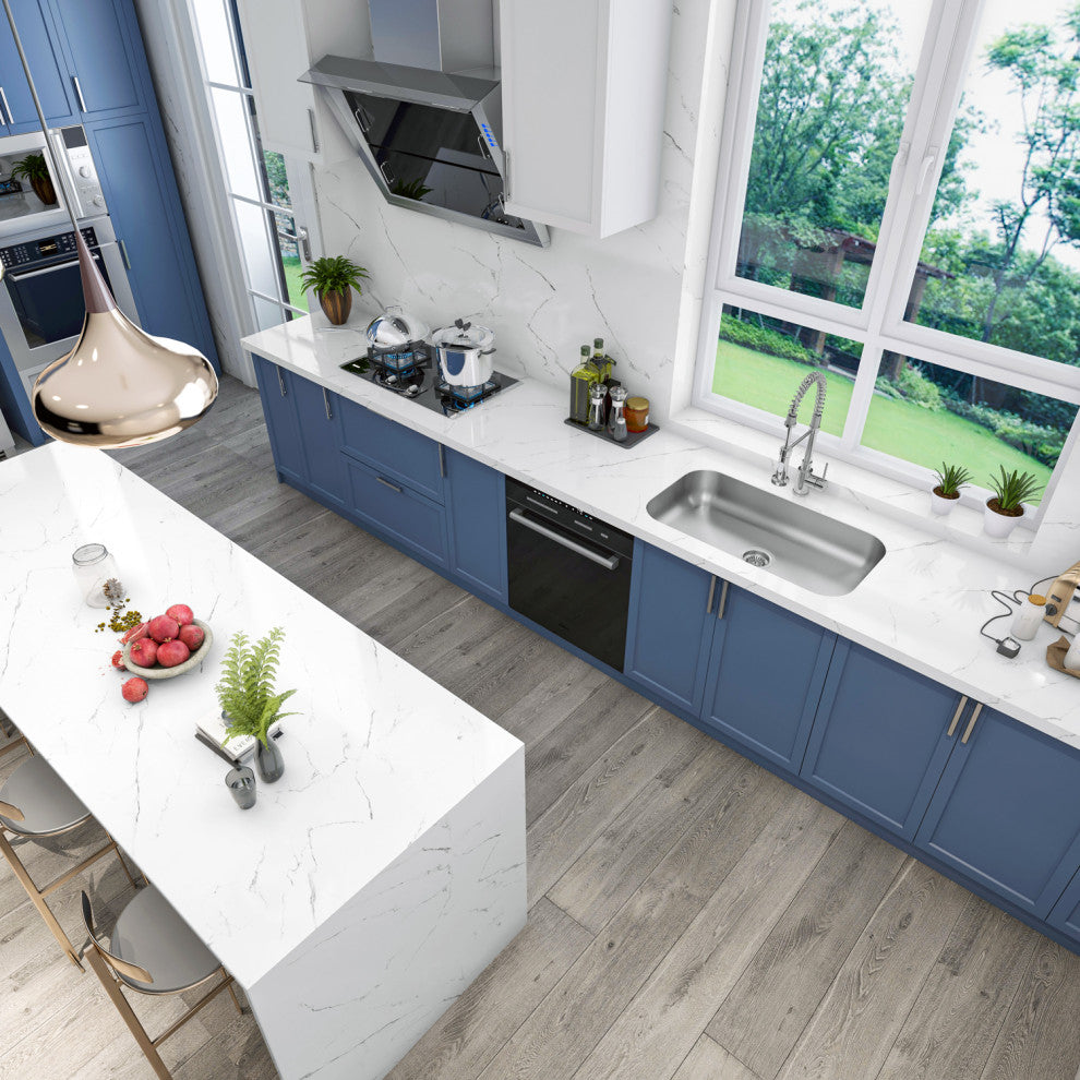 Sinber 30" Undermount Single Bowl 304 Stainless Steel Kitchen Sink