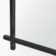 Tori Textured Gold Metal Cross Frame Wall Mirror
