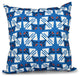 Jodhpur Ditsy, Geometric Outdoor Pillow, Blue, 18"x18"