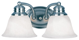 Maxim 2687 Malaga 13"W Bath Light - Satin Nickel / Frosted Glass