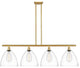 Innovations 516-4I-SG-GBD-122-LED 4 Light Island Light, Satin Gold