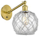 Innovations 317-1W-SG-G122-8RW 1-Light Sconce, Satin Gold