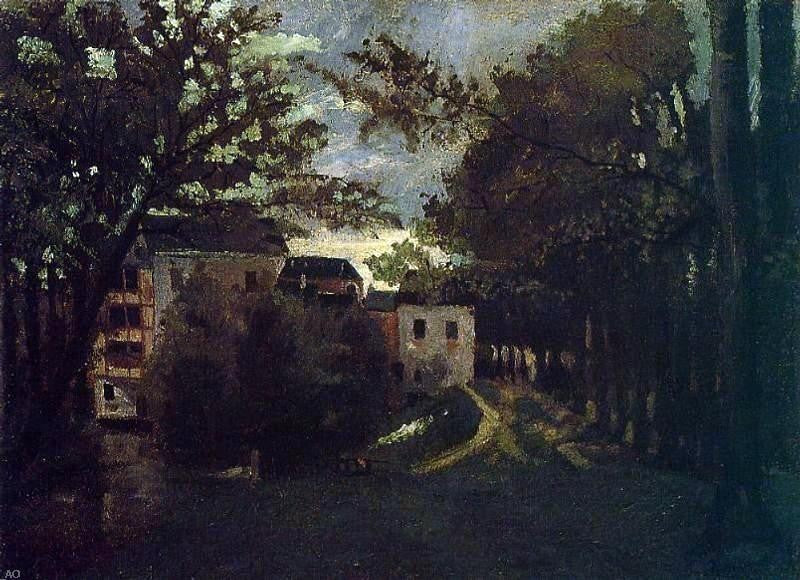 Camille Pissarro The Mill at La Roche Goyon, 18"x27" Gallery Wrapped Canvas