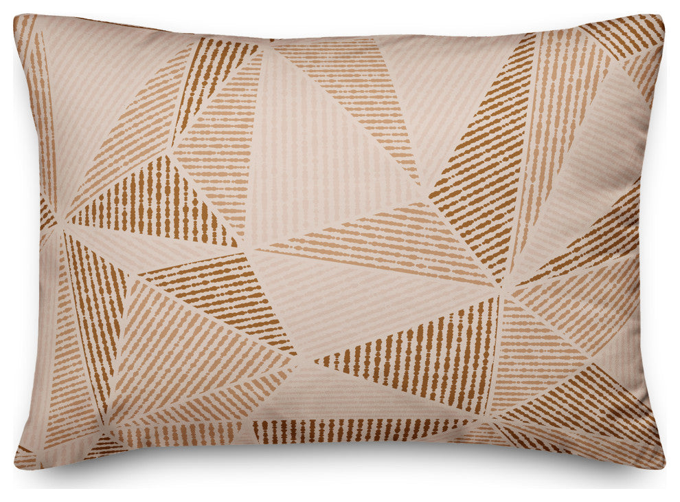 Triangle Speckle 14x20 Spun Poly Pillow