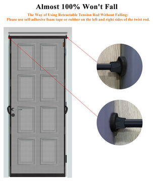 Hanging Screen Door, Fit Door Size 32x80"