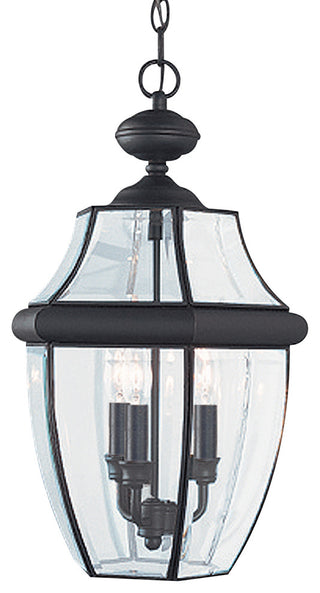 Generation Lighting Lighting 3-Light Outdoor Pendant, Black