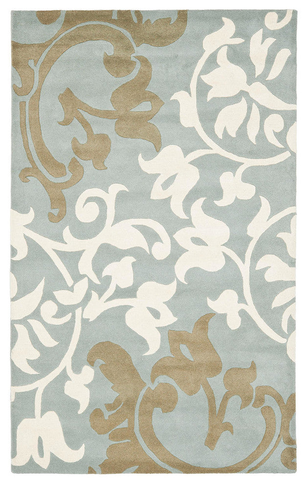 Safavieh Soho Soh760B Floral Rug, Blue/Multi, 3'6"x5'6"