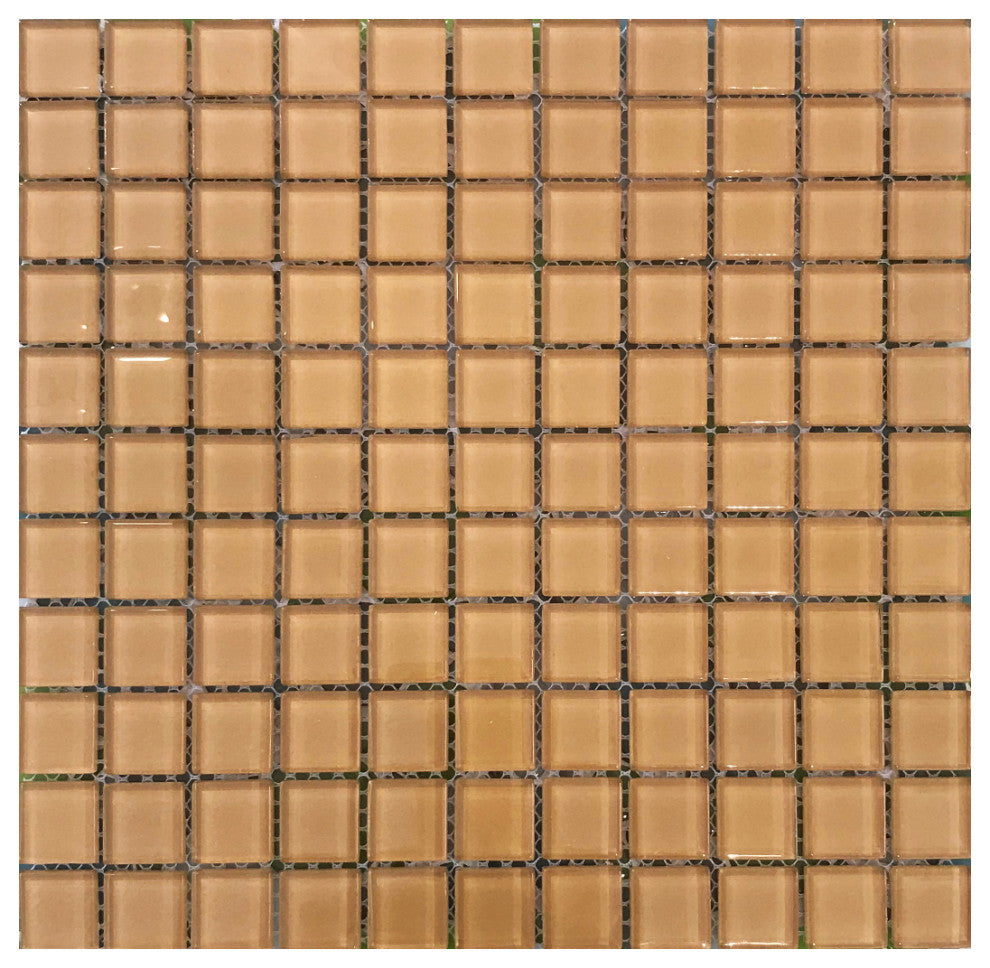 11.5x11.5 Glass Tile, Gold