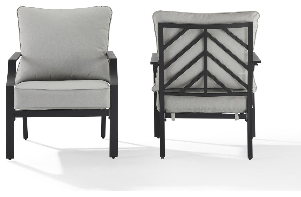 Otto 2Pc Outdoor Chair Set 2 Armchairs