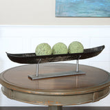 Uttermost River Boat Sculpture