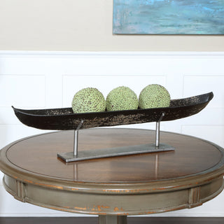 Uttermost River Boat Sculpture