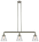 Innovations Lighting 213-Sn-S-G62-Led 3 Light Dimmable Led Island Light