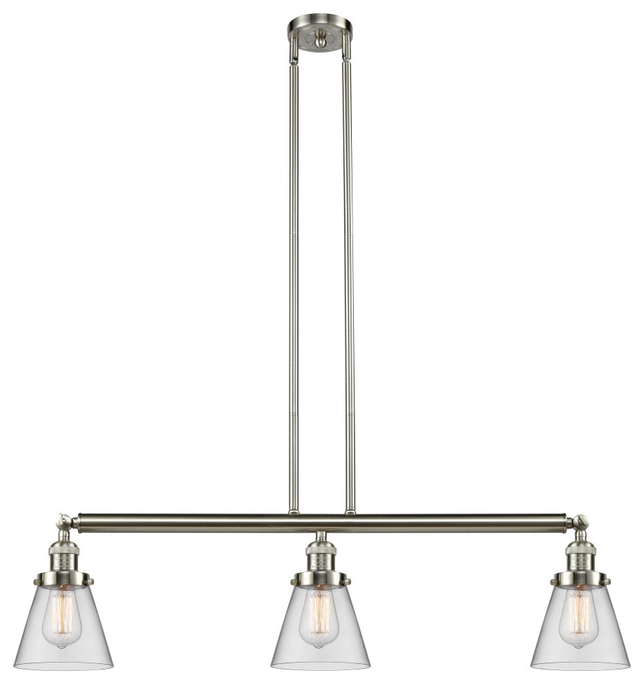 Innovations Lighting 213-Sn-S-G62-Led 3 Light Dimmable Led Island Light