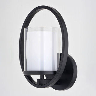 Vaxcel Lighting W0466 11" Tall Outdoor Wall Sconce - Black