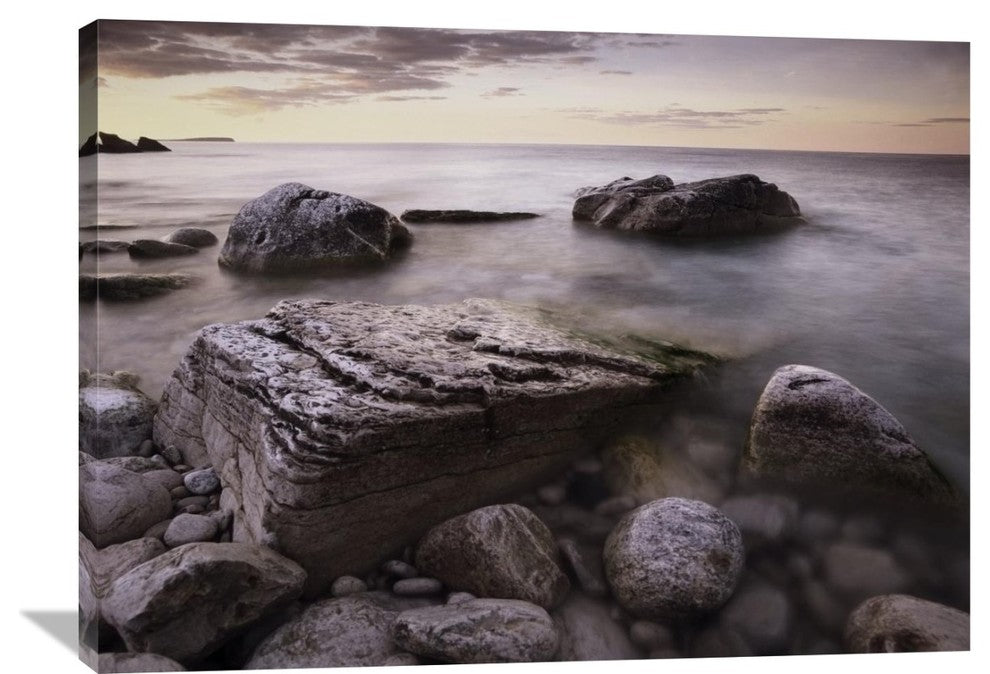 "Log Dump Beach, Bruce Peninsula National Park, Ontario, Canada" Artwork