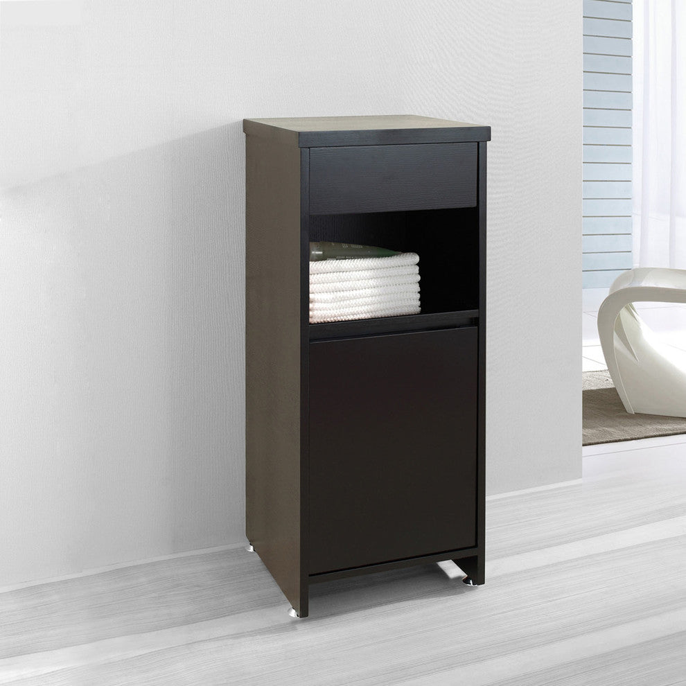 Raynard 16" Linen Cabinet in Espresso