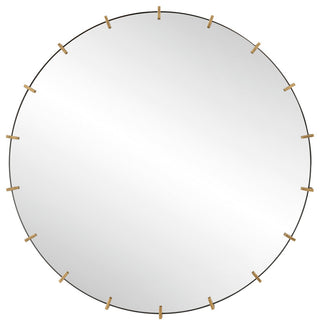 Uttermost Pali Industrial Round Mirror