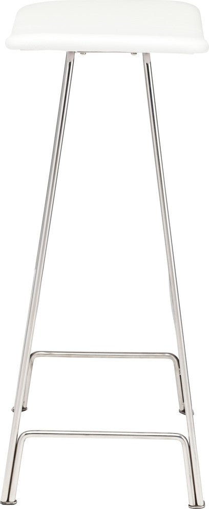 Kirsten Bar Stool, Modern Contemporary Barstool, Mid Century Bar Stool, White