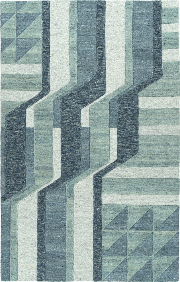 Kaleen Alzada Rug, Blue 8''x10''