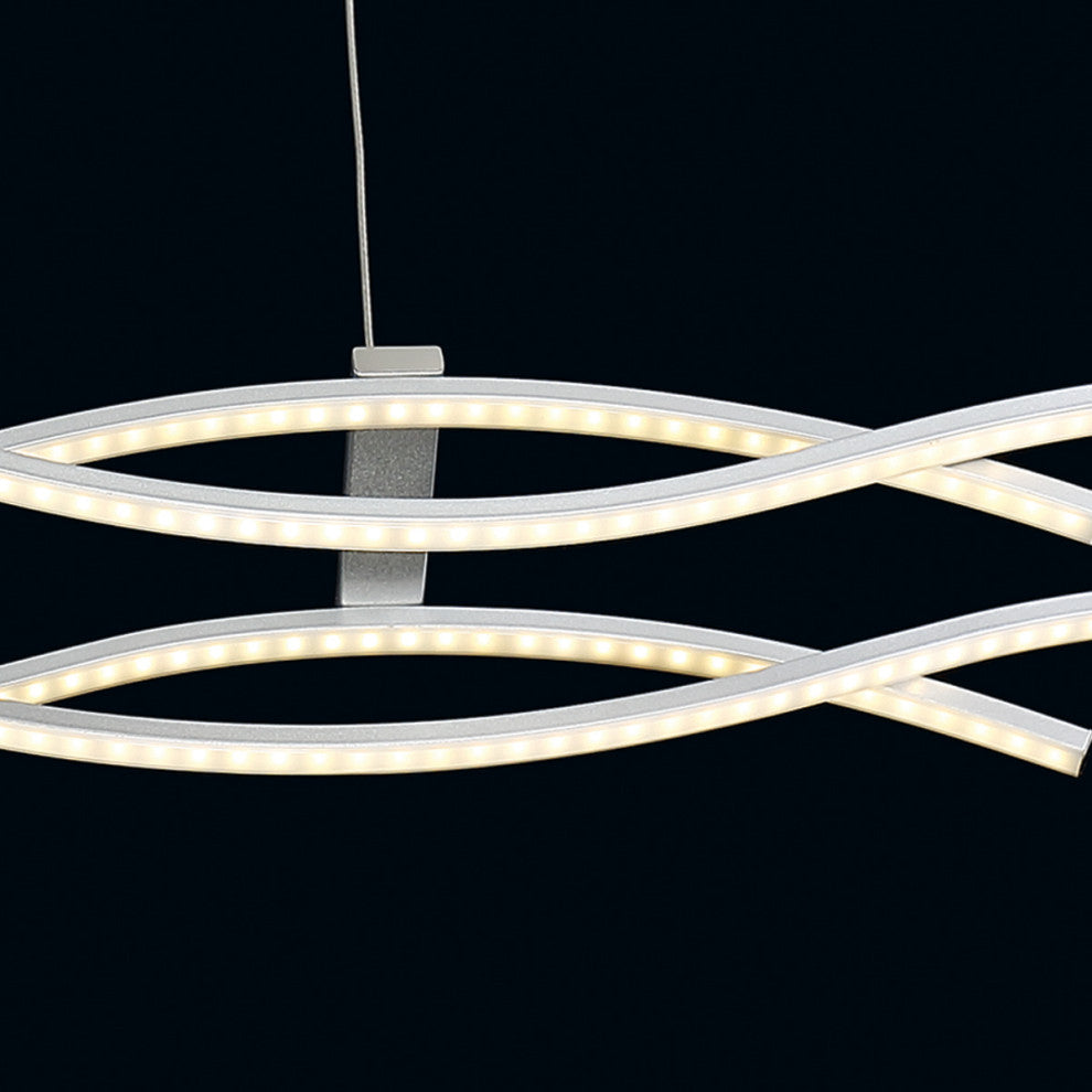 4 Light Contemporary Large Pendant by Eurofase