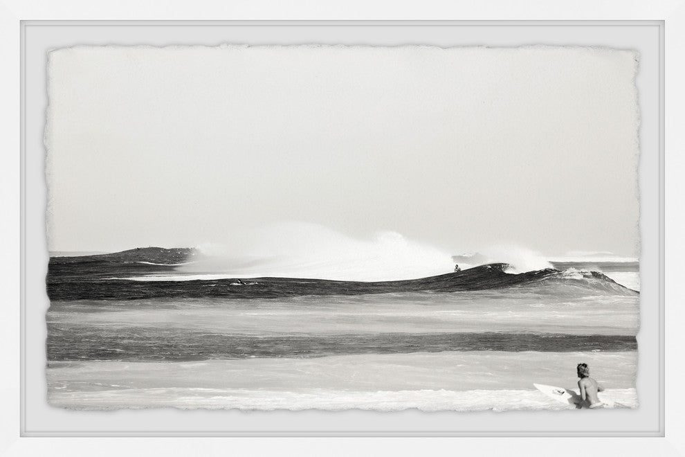 "Throwback" Framed Painting Print, 12"x8"