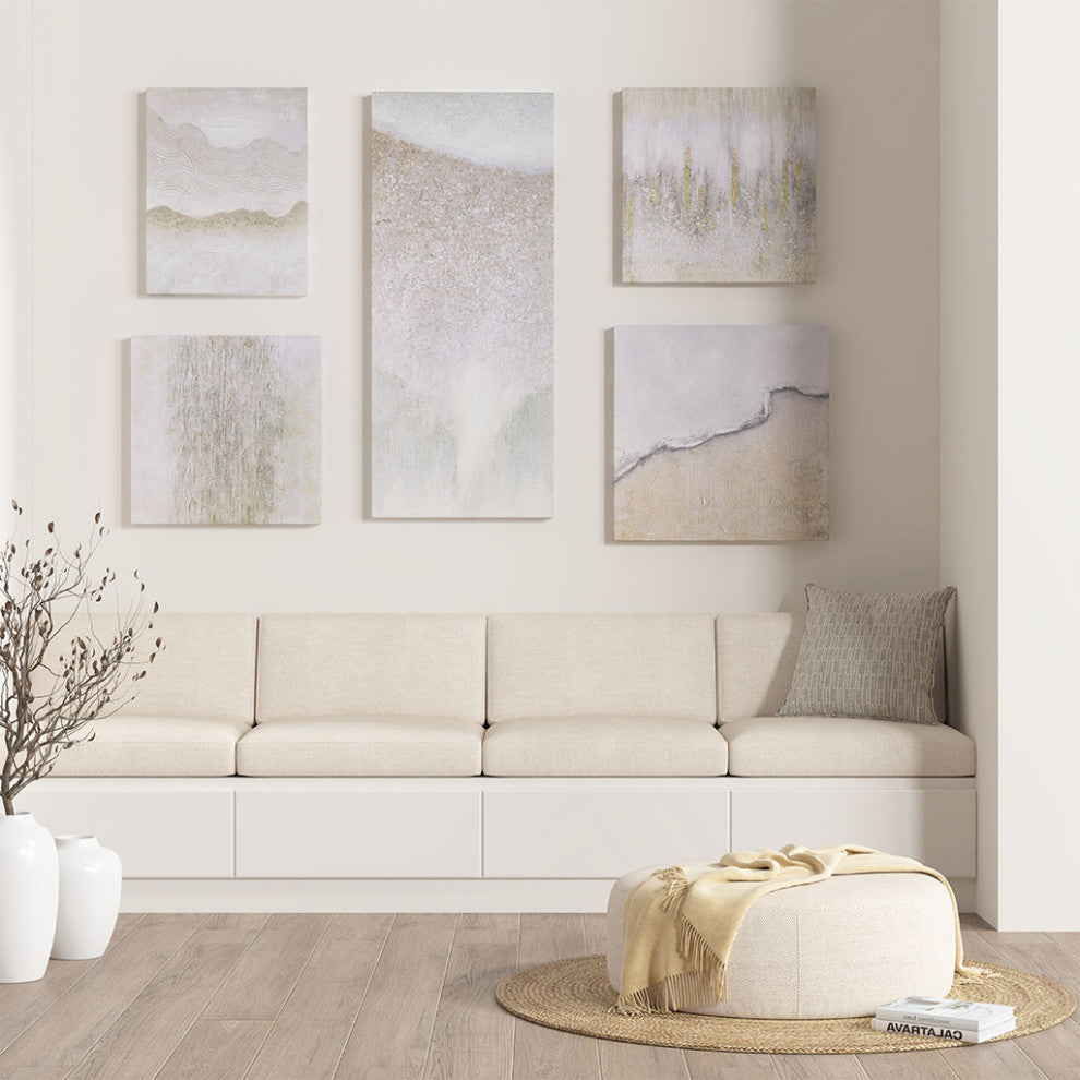 Madison Park Natural Essence Abstract Glitz Gallery Canvas Wall Art