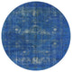 Ahgly Company Indoor Round Mid-Century Modern Area Rugs, 7' Round
