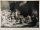 Rembrandt van Rijn "Jesus Christ Guerissant les Malades, B74" Heliogravure