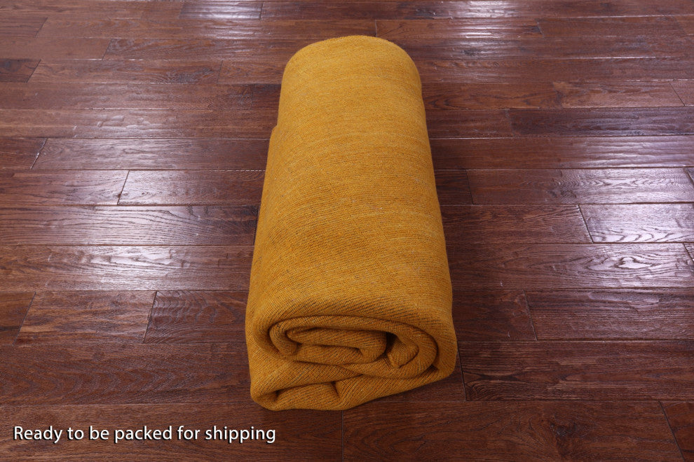 8' Round Persian Gabbeh Handmade Rug - Q15144