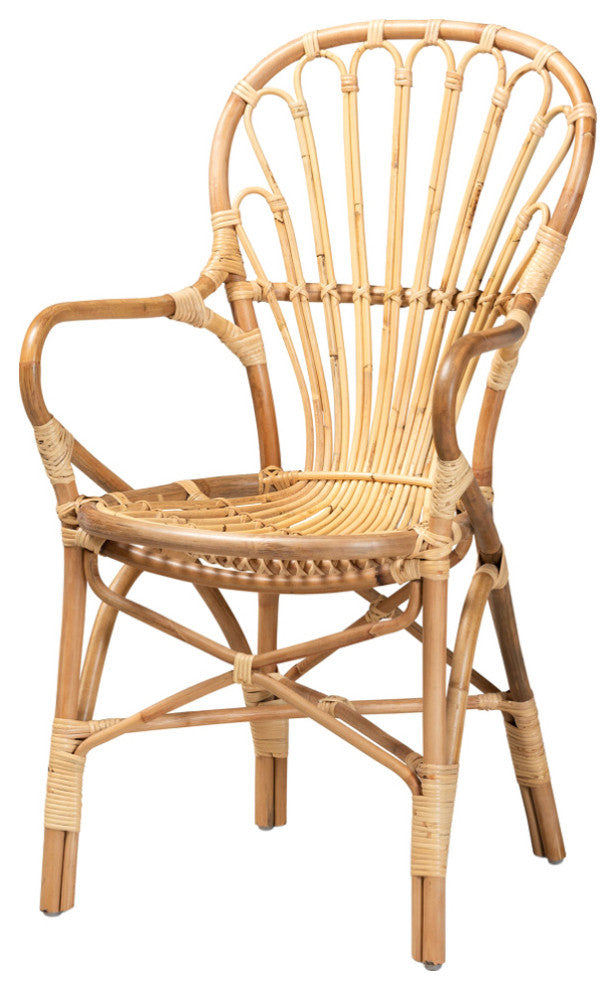 Bree California Coastal Rattan Dining Chair