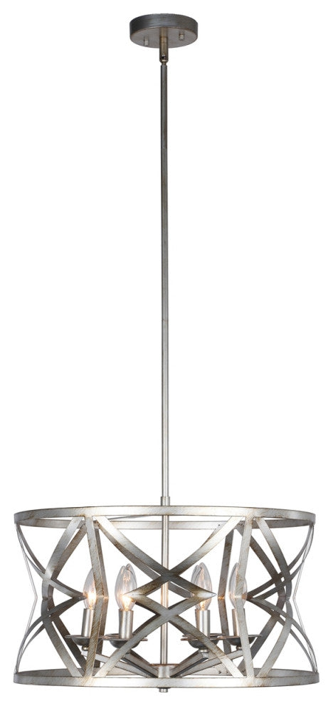 CHLOE Lighting CH6H801AS21-UP5 ALINA Farmhouse 5 Light Distressed CeilingPendant