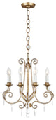 Generation Lighting, CC1518ADB, Small Chandelier, Antique Gild