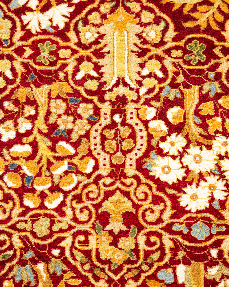 Mogul, One-of-a-Kind Hand-Knotted Area Rug Green, 2' 7 x 11' 10