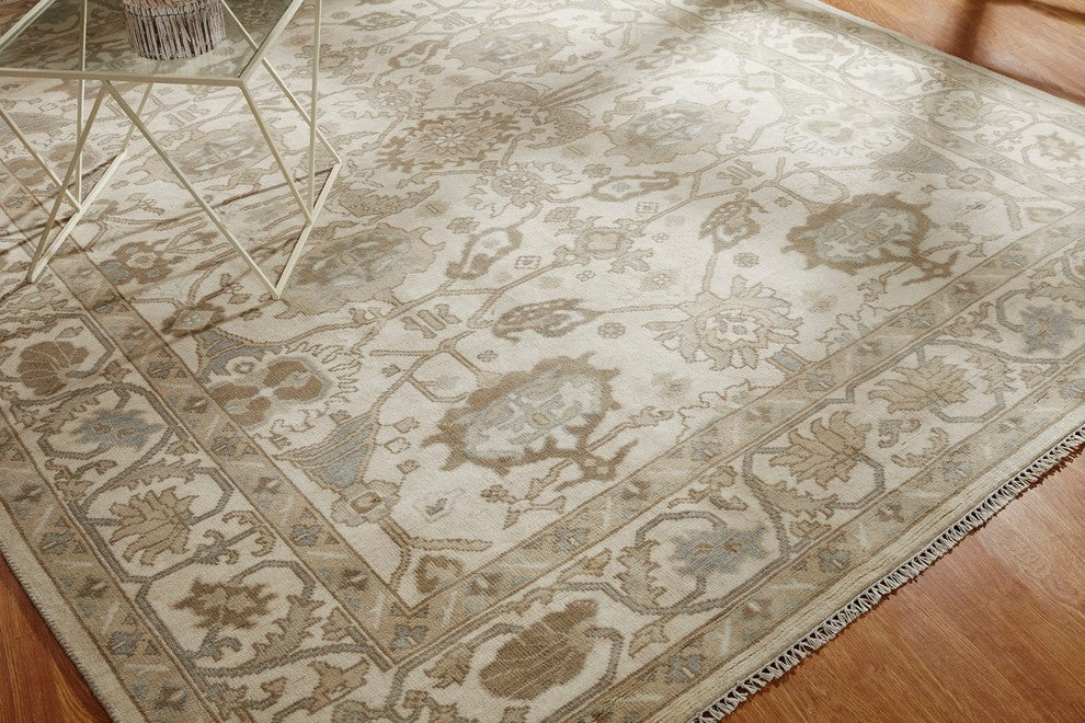 UMBRIA Hand Made Wool Area Rug, 10' X 14'