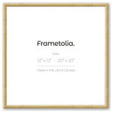20" x 20" Hammered Gold 1" Vintage Gallery Frame