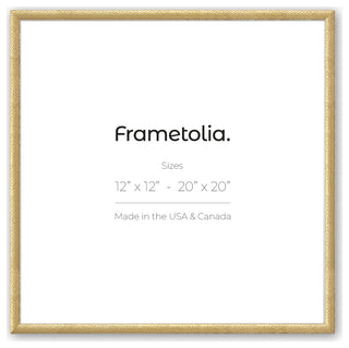 20" x 20" Hammered Gold 1" Vintage Gallery Frame